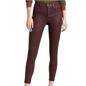 DL1961 FLORENCE SKINNY MID-RISE ANKLE JEANS IN DARK SEQUOIA